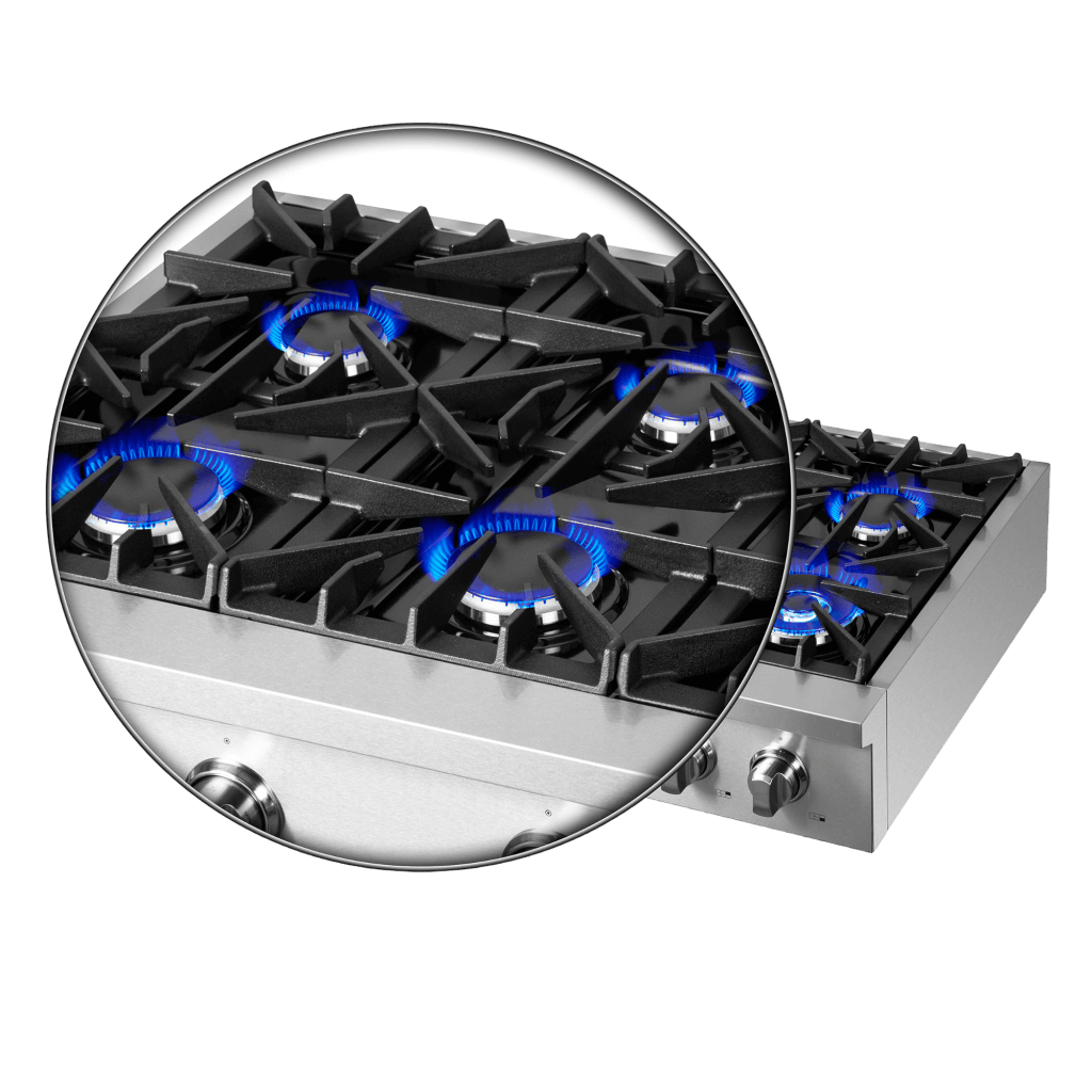 FORNO Cossato Alta qualita 36″ Gas rangetop
