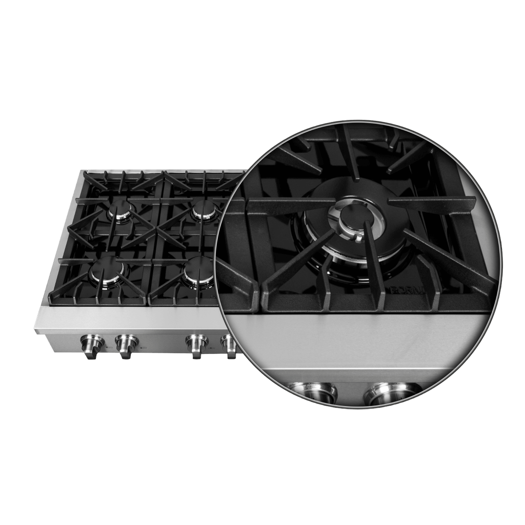 FORNO Cossato Alta 48″ Gas Rangetop
