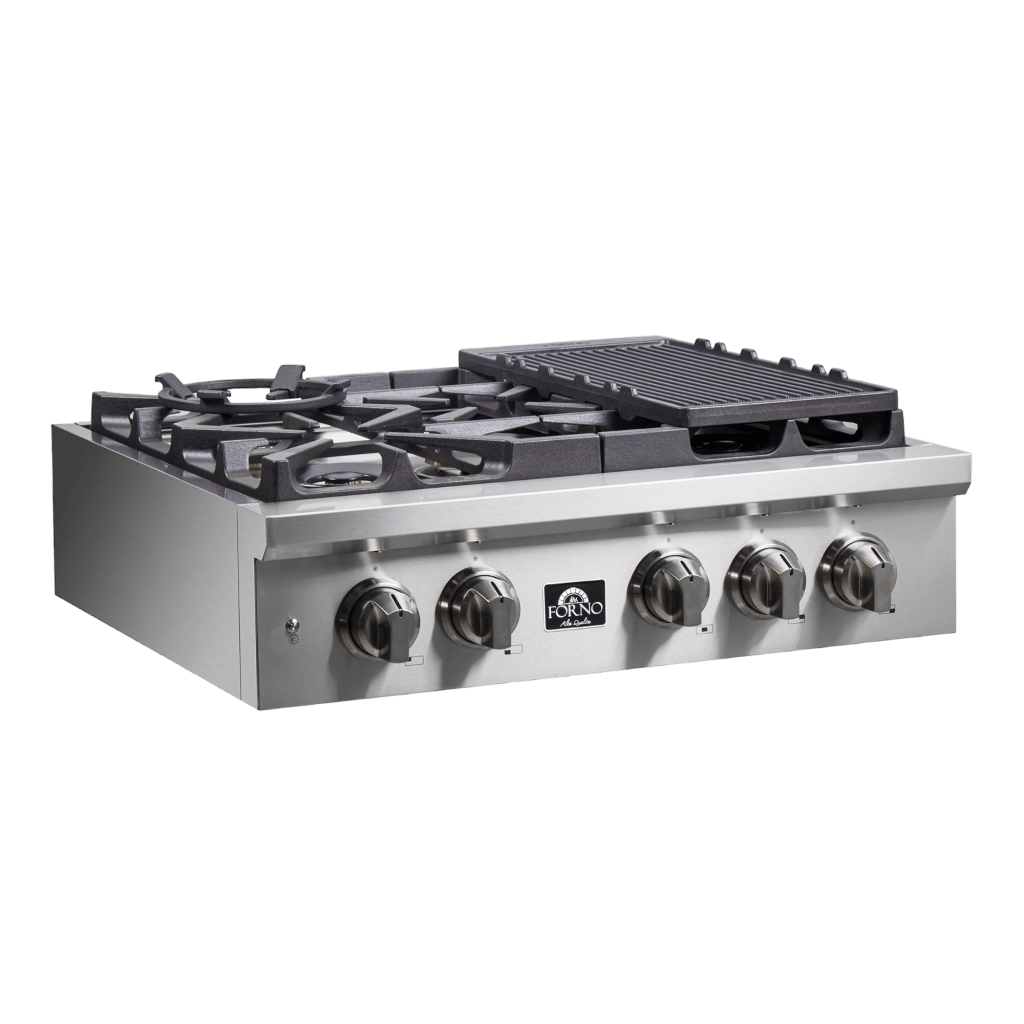 FORNO Spezia Alta Qualita 30″Pro-Style Gas Rangetop