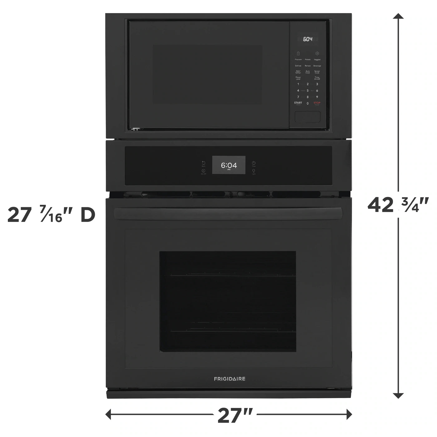 Frigidaire 27" Electric Wall Oven and Microwave Combination