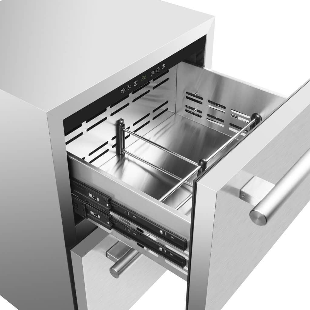 FORNO Como 24” Indoor/Outdoor Drawer Refrigerator, 4.87 cu.ft.