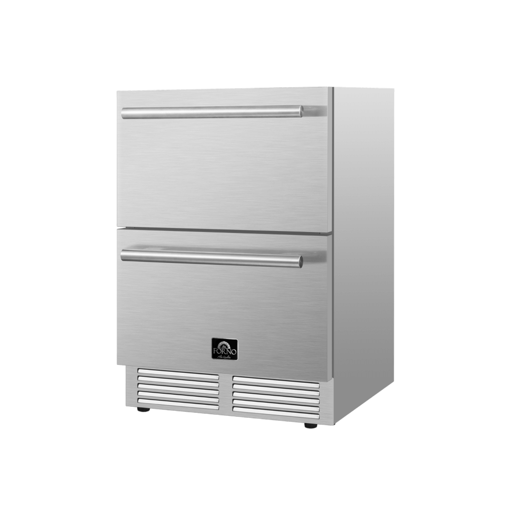 FORNO Como 24” Indoor/Outdoor Drawer Refrigerator, 4.87 cu.ft.