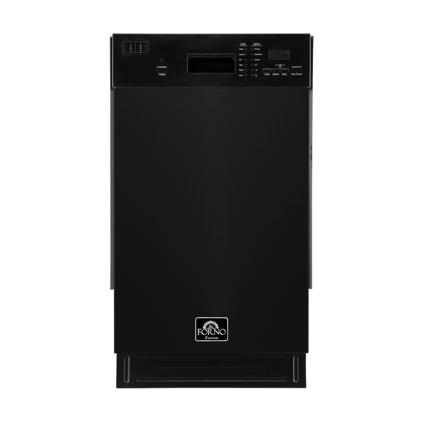 FORNO 18″ Polo Black Dishwasher