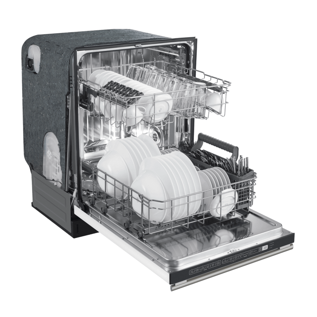 FORNO 24” Pozzo Dishwasher White With additional Antique Brass handles