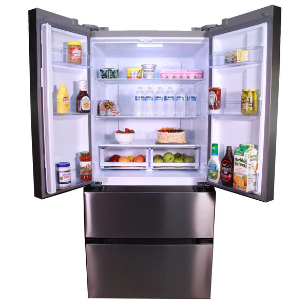 Avanti 18.0 cu. ft. Frost Free French Door Refrigerator.