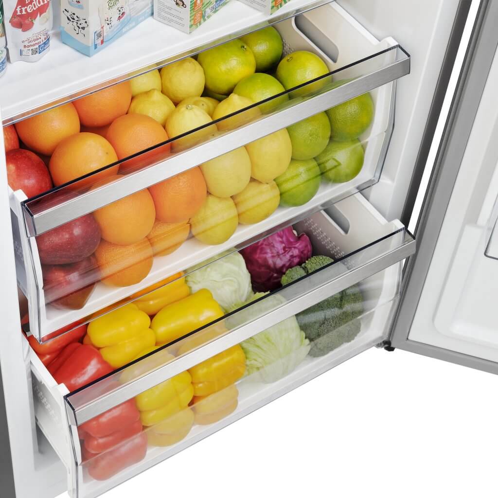 FORNO Maderno 60″ 2-Piece Convertible Refrigerator/Freezer Built-In with Decorative Grill Trim, 27.2 cu.ft.