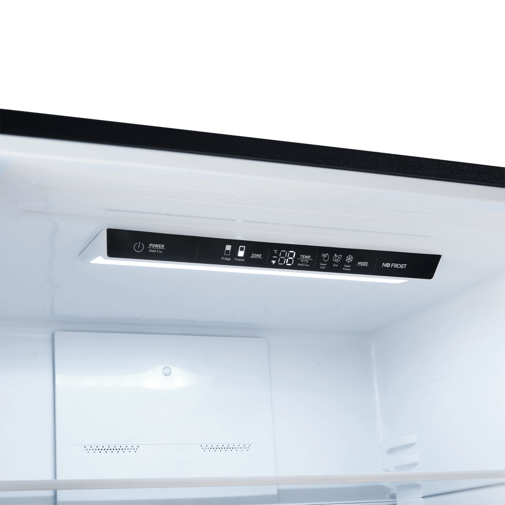 FORNO 31″ Milano Espresso Bottom Freezer Right Swing Door Refrigerator in Black, 17.2 cu. ft. Additionnal Antique Brass Handles Included