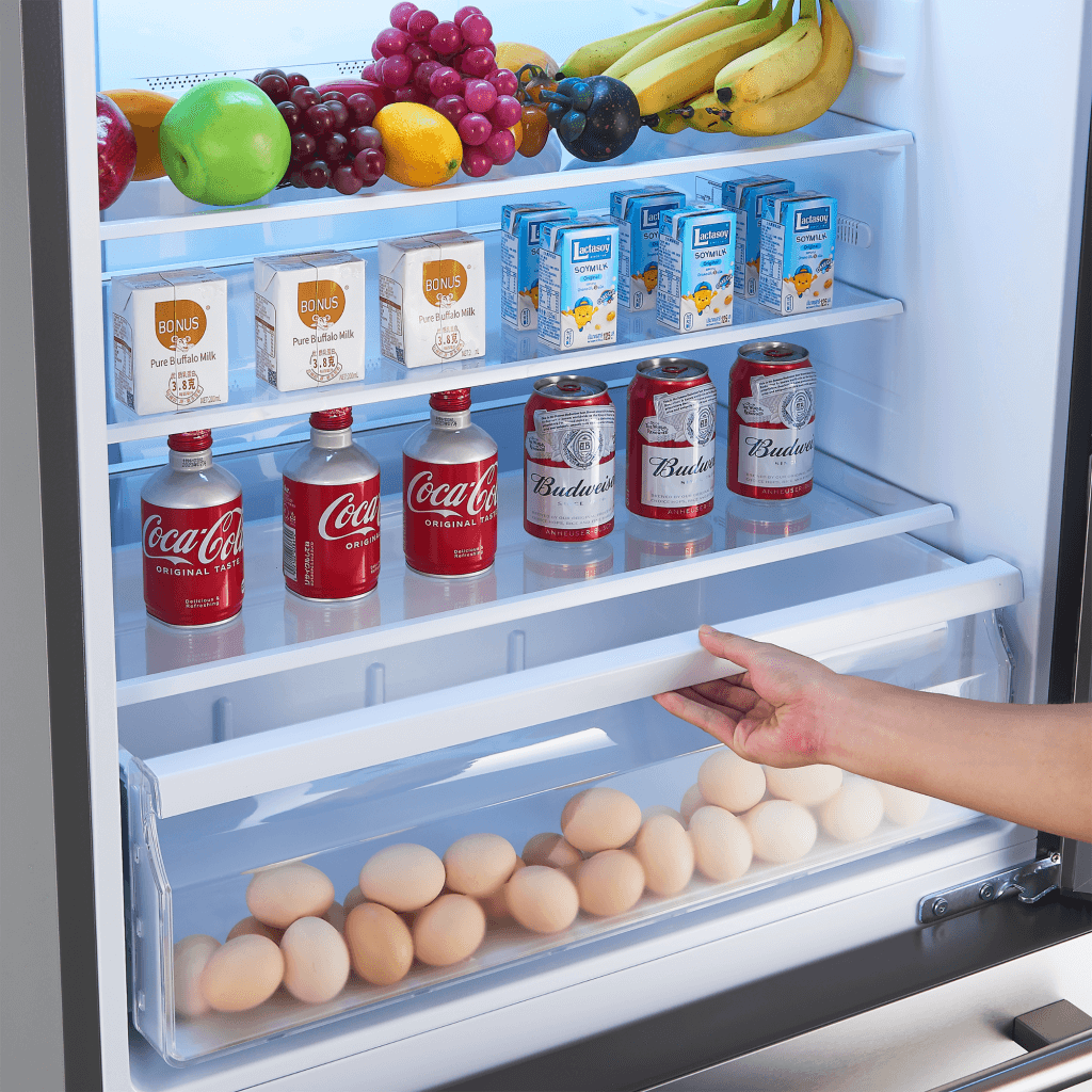 FORNO 31″ Milano Espresso Bottom Freezer Right Swing Door Refrigerator in Stainless Steel, 17.2 cu. ft.