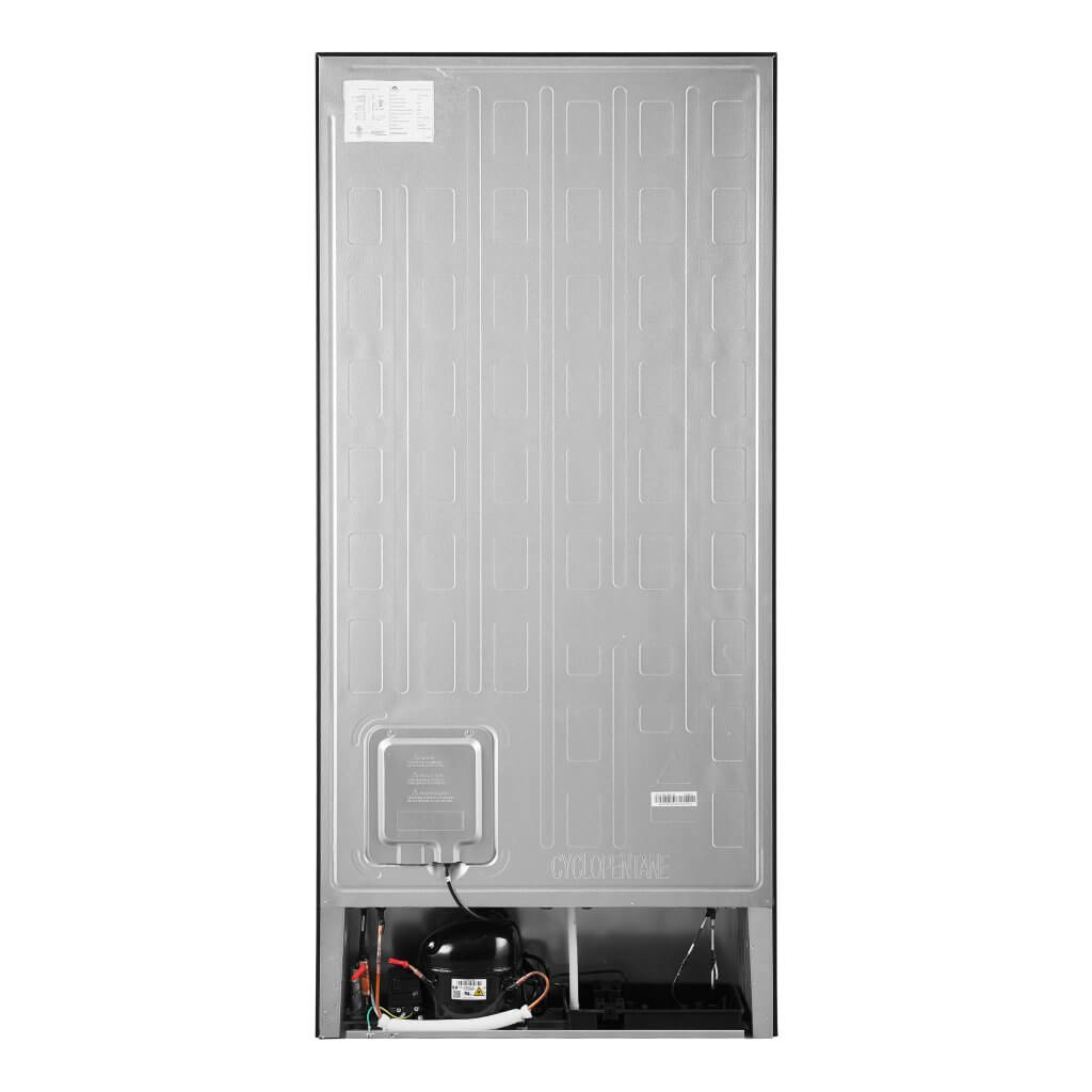 FORNO 31″ Milano Espresso Bottom Freezer Black, 17.2 cu.ft. Ice Maker, Antique Brass Handles