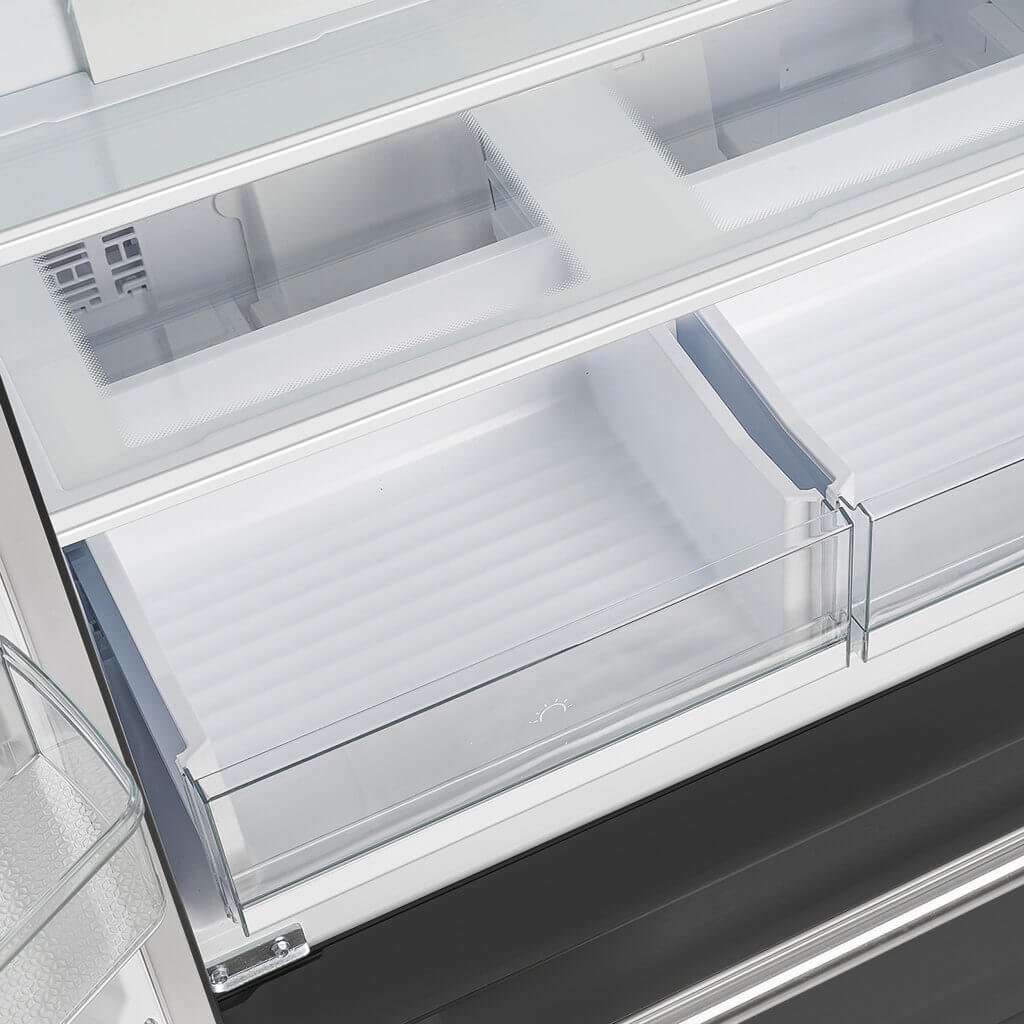 FORNO Espresso Moena 36-inch French Door Refrigerator in White, 19.2 Cu.ft