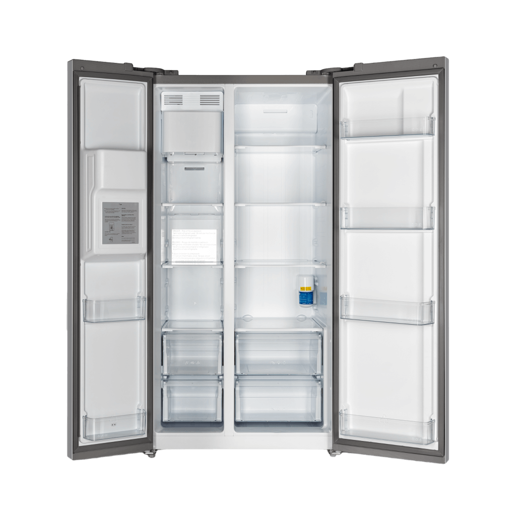 FORNO Salerno 36″ Side by Side 20 Cu.Ft Stainless Steel Refrigerator with Ice Maker