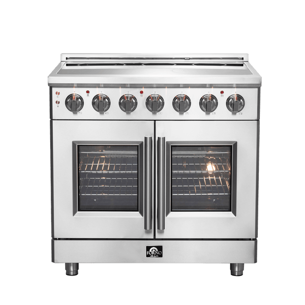 FORNO Massimo 36″ Freestanding French Door Electric Range