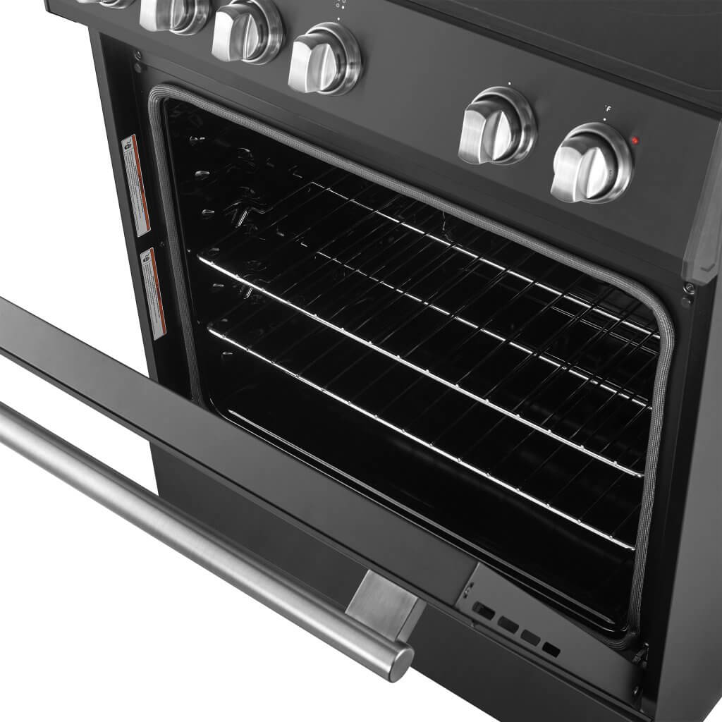 FORNO Leonardo Espresso 30″ Electric Range Black