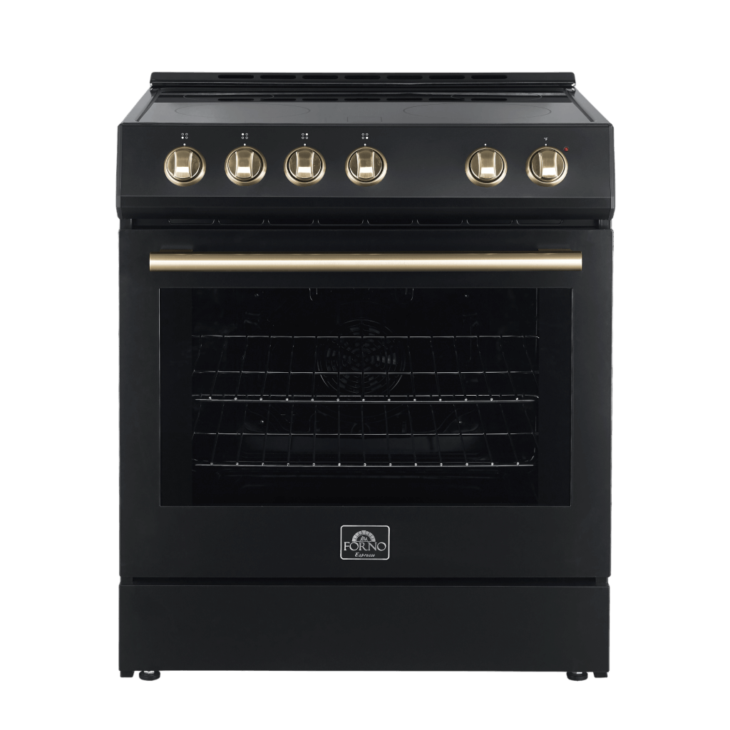FORNO Leonardo Espresso 30″ Electric Range Black