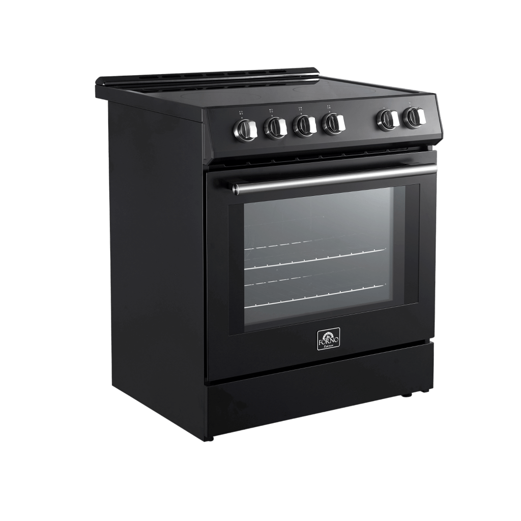 FORNO Leonardo Espresso 30″ Electric Range Black