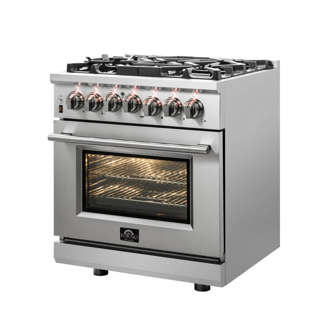 FORNO Massimo 30″ Freestanding Dual Fuel Range