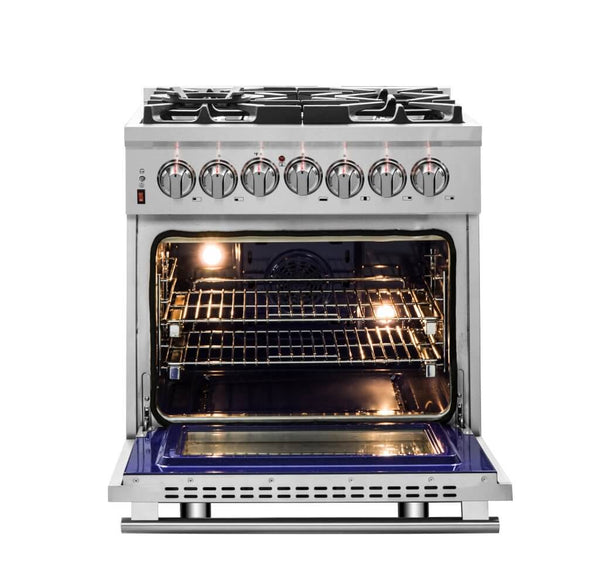 FORNO Massimo 30″ Freestanding Dual Fuel Range