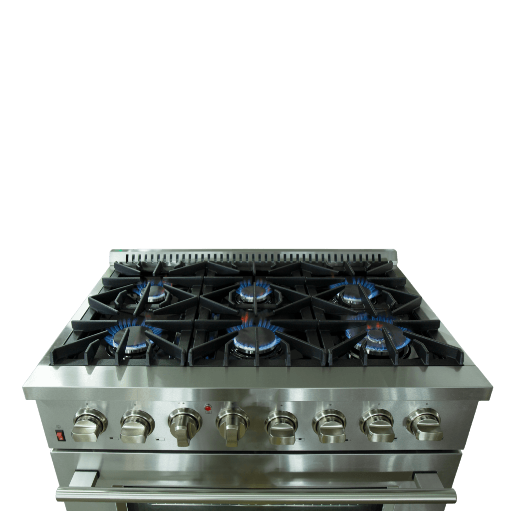 FORNO Galiano 36″ Freestanding Dual Fuel Range