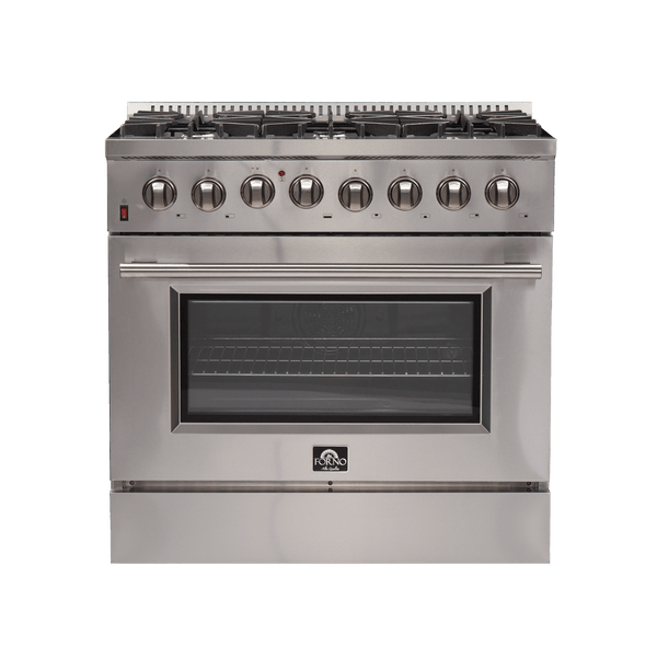 FORNO Galiano 36″ Freestanding Dual Fuel Range