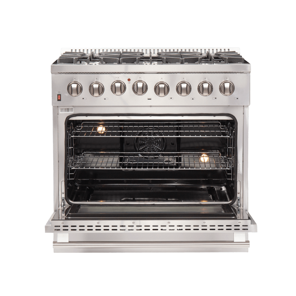 FORNO Galiano 36″ Freestanding Dual Fuel Range