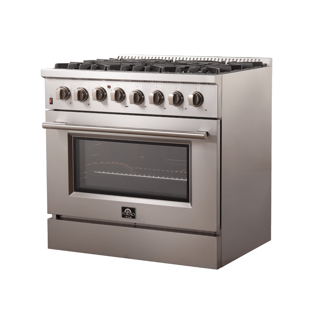 FORNO Galiano 36″ Freestanding Dual Fuel Range