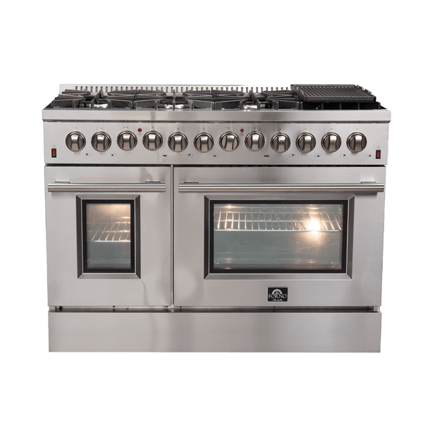 FORNO Galiano 48″ Freestanding Dual Fuel Range