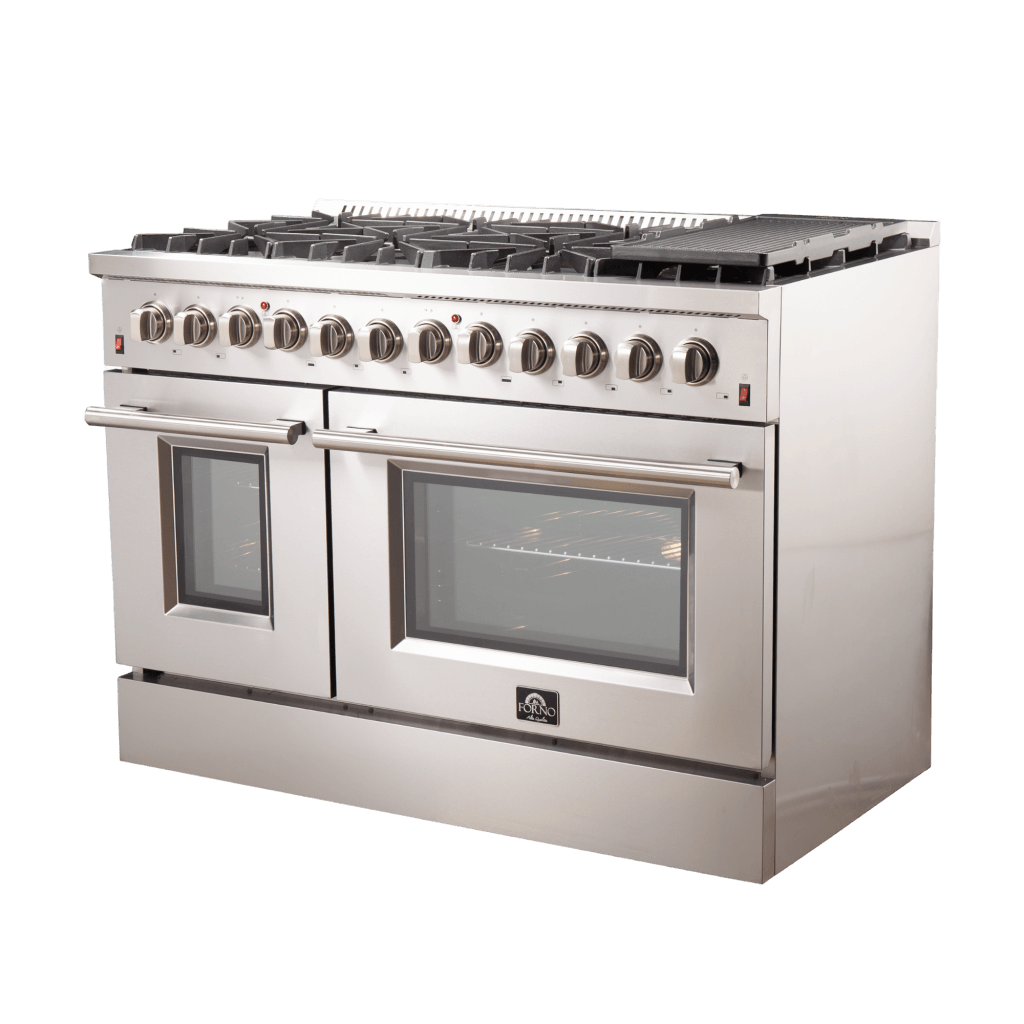 FORNO Galiano 60″ Freestanding Dual Fuel Range