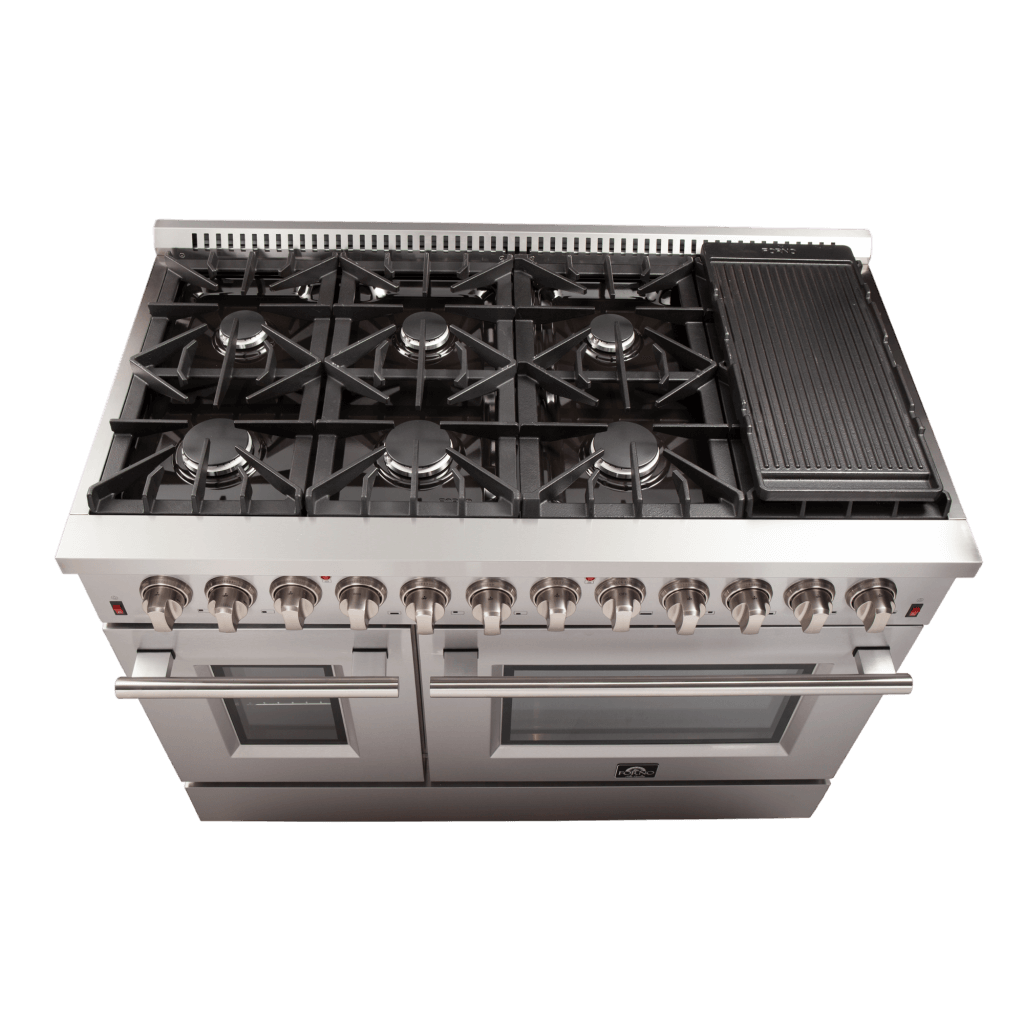 FORNO Galiano 60″ Freestanding Dual Fuel Range