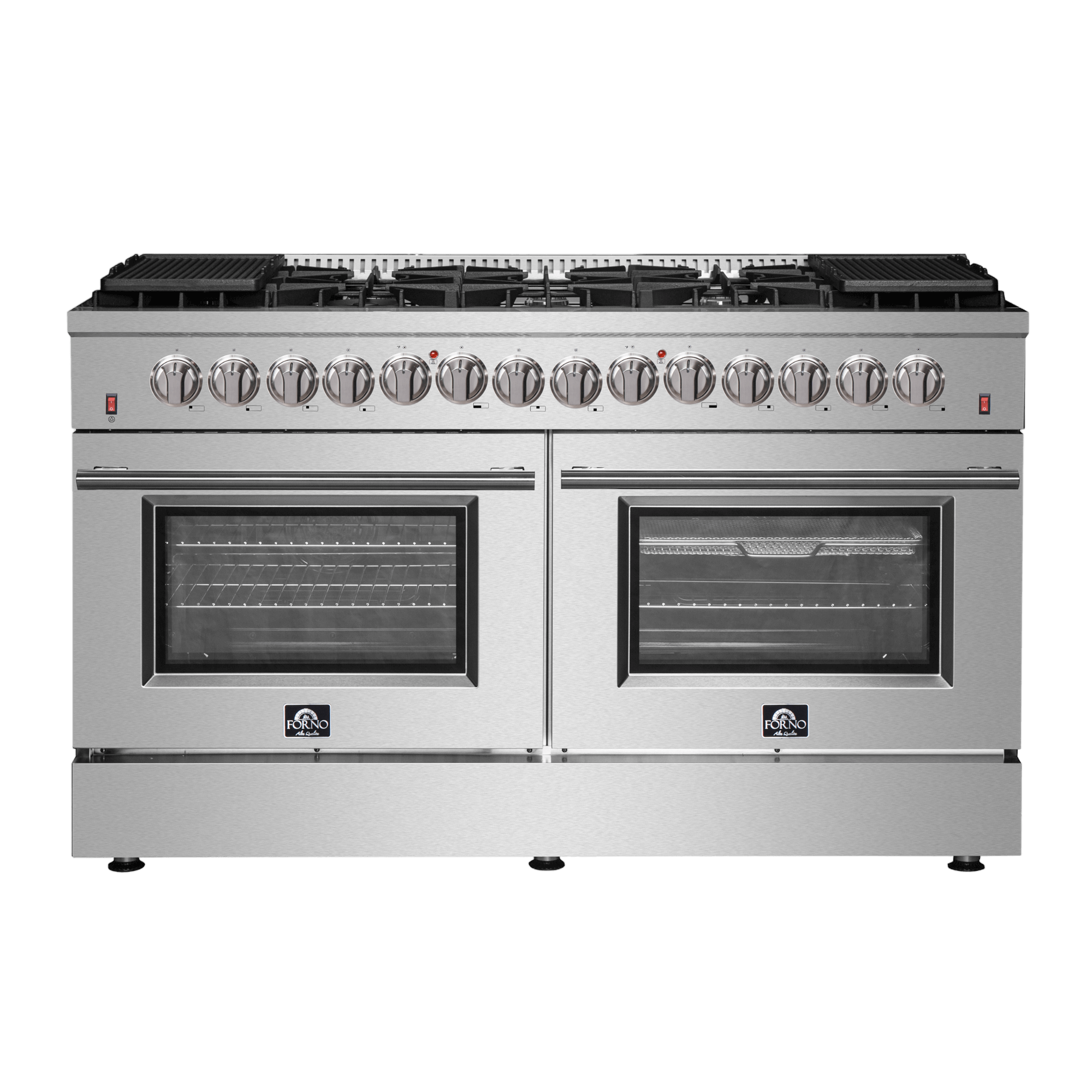 FORNO Galiano 60″ Freestanding Dual Fuel Range