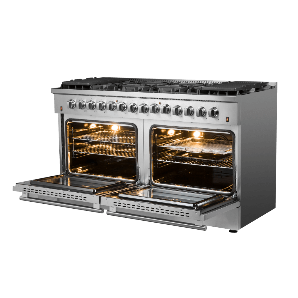 FORNO Galiano 60″ Freestanding Dual Fuel Range