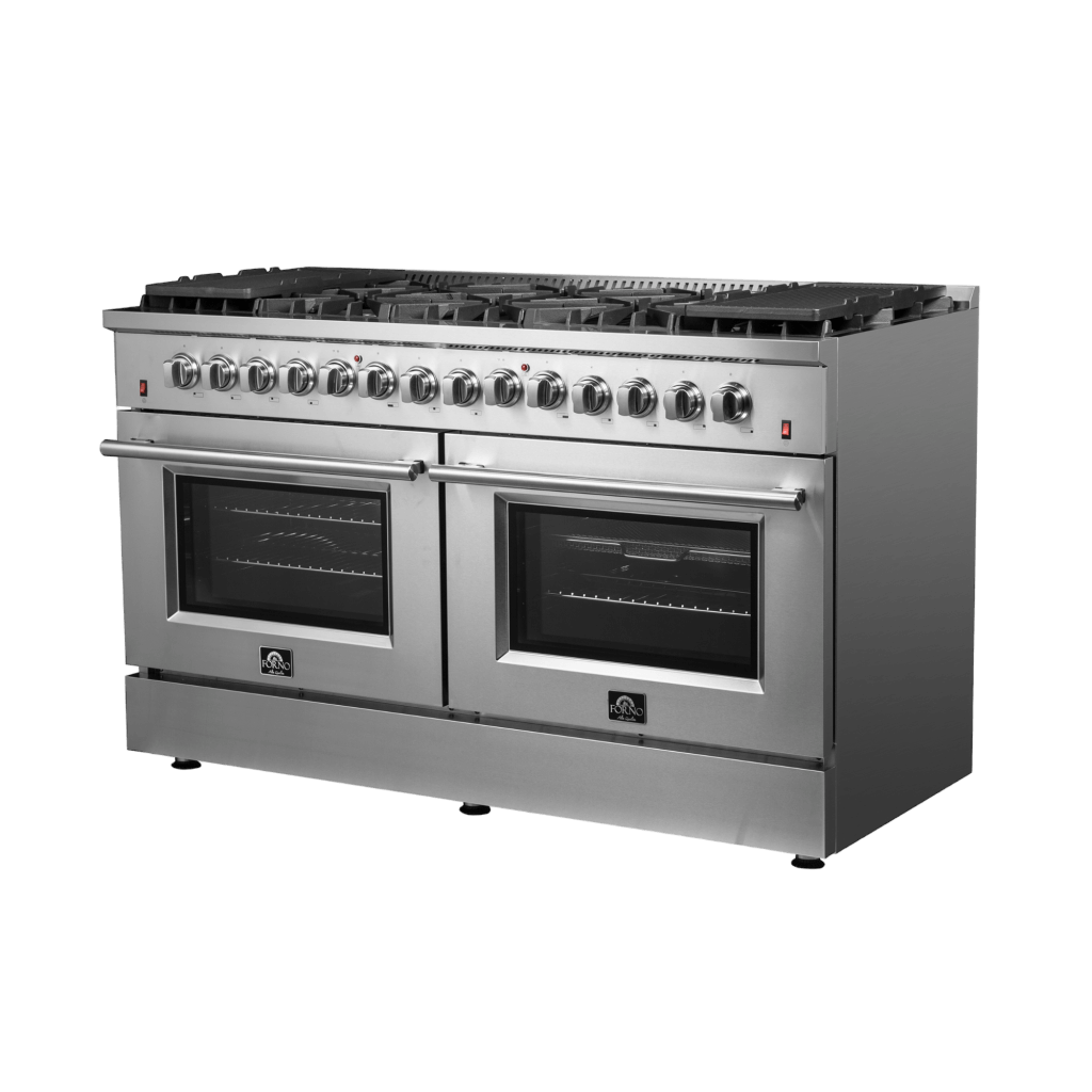 FORNO Galiano 60″ Freestanding Dual Fuel Range