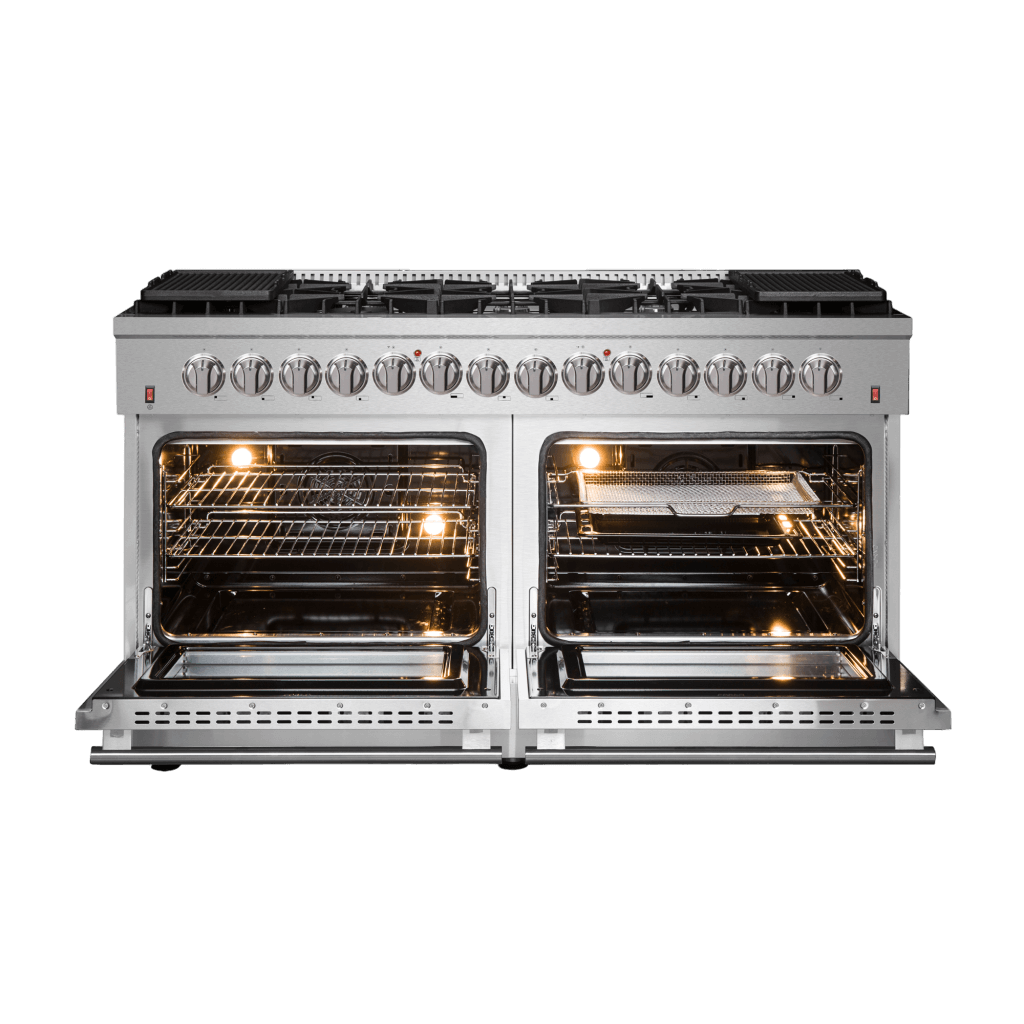 FORNO Galiano 60″ Freestanding Dual Fuel Range