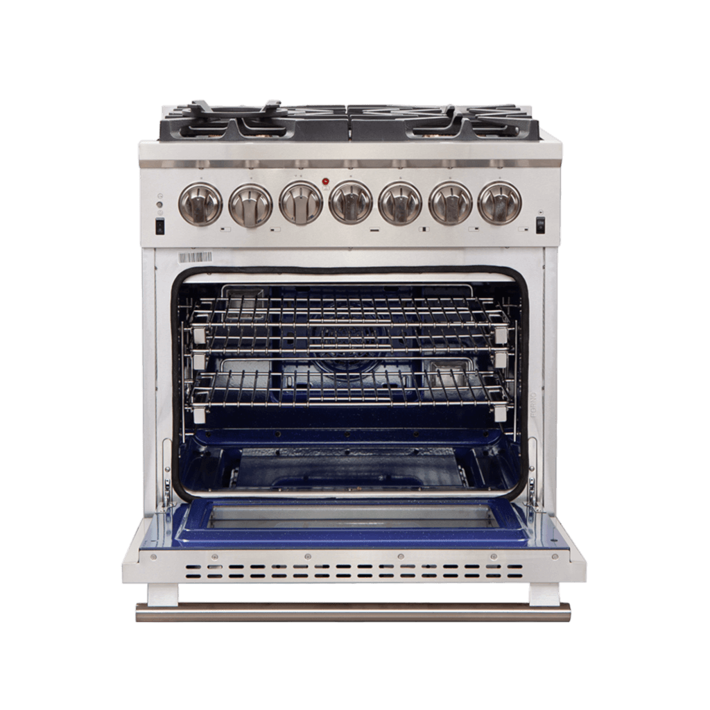 FORNO Capriasca 30″ Freestanding Dual Fuel Range