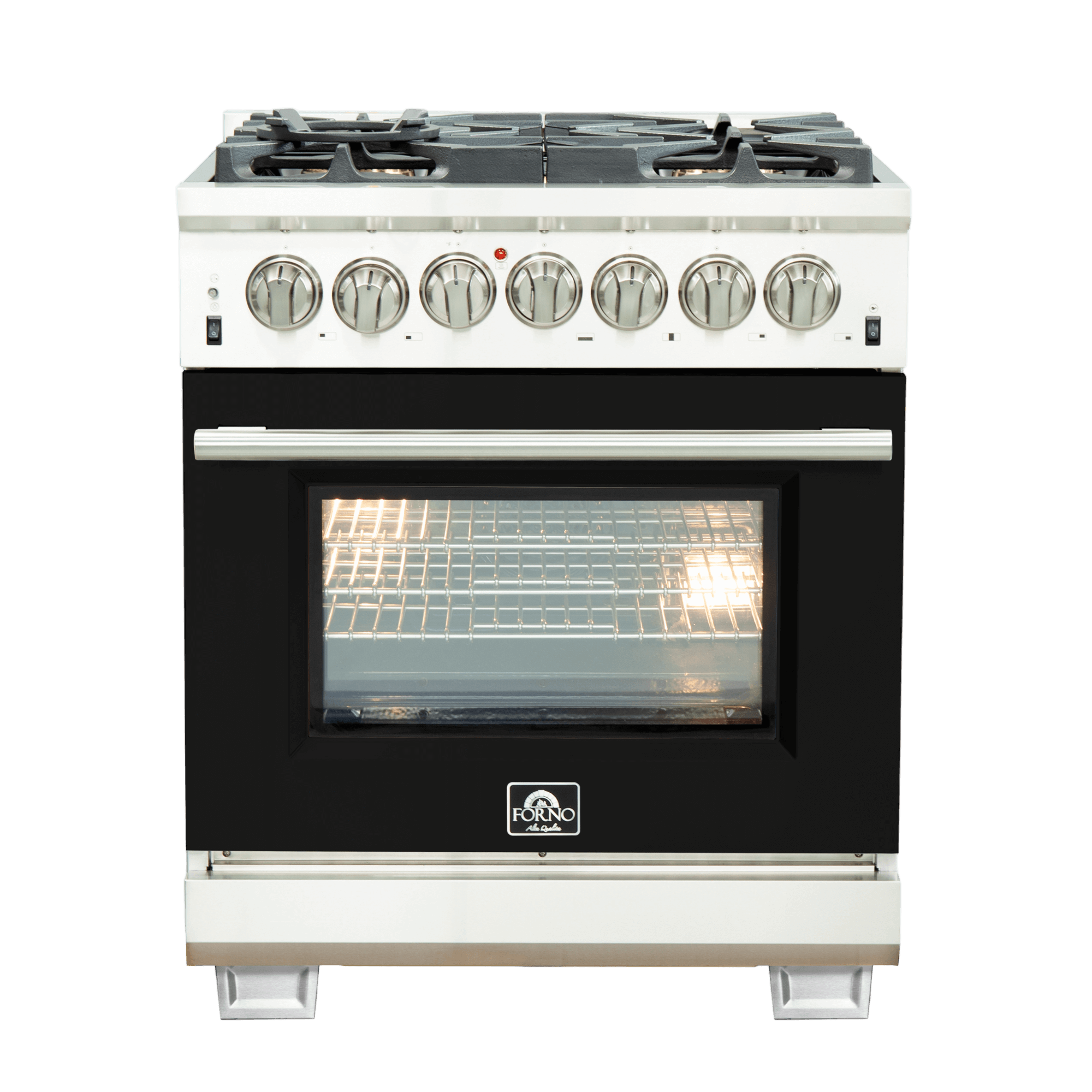 FORNO Capriasca 30″ Freestanding Dual Fuel Range