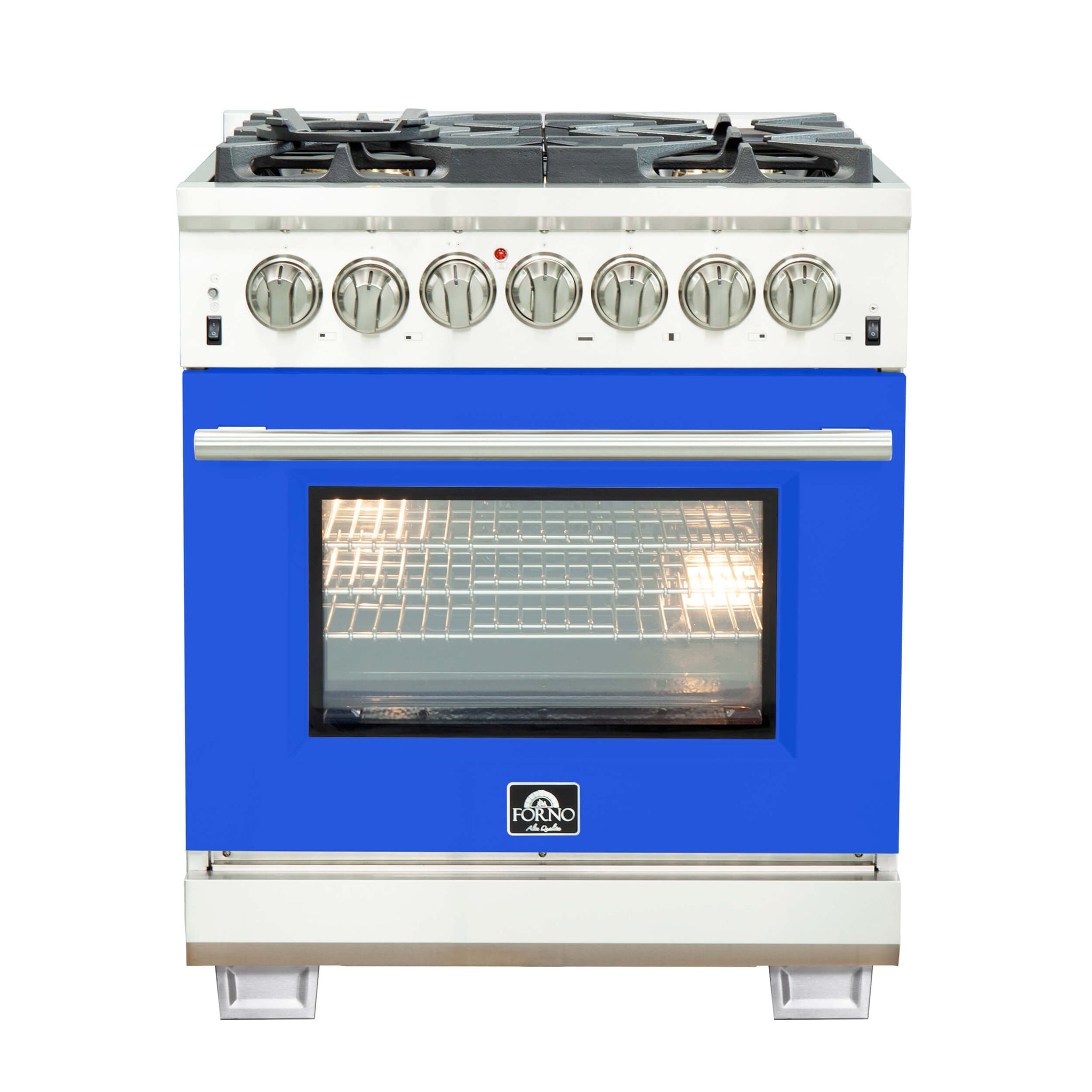 FORNO Capriasca 30″ Freestanding Dual Fuel Range