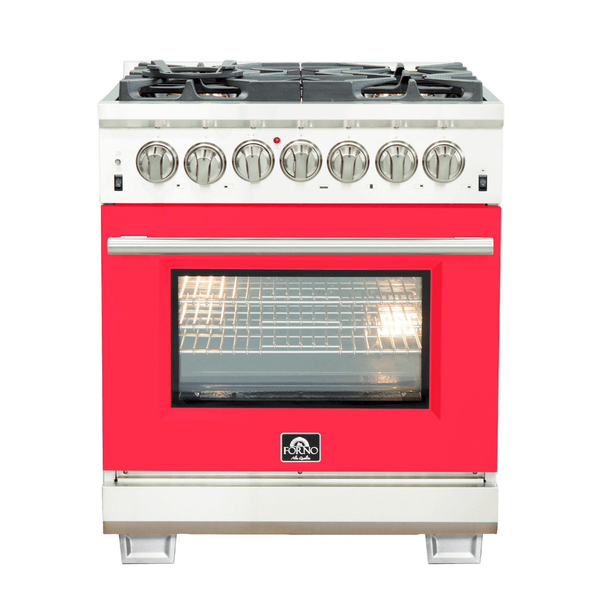 FORNO Capriasca 30″ Freestanding Dual Fuel Range