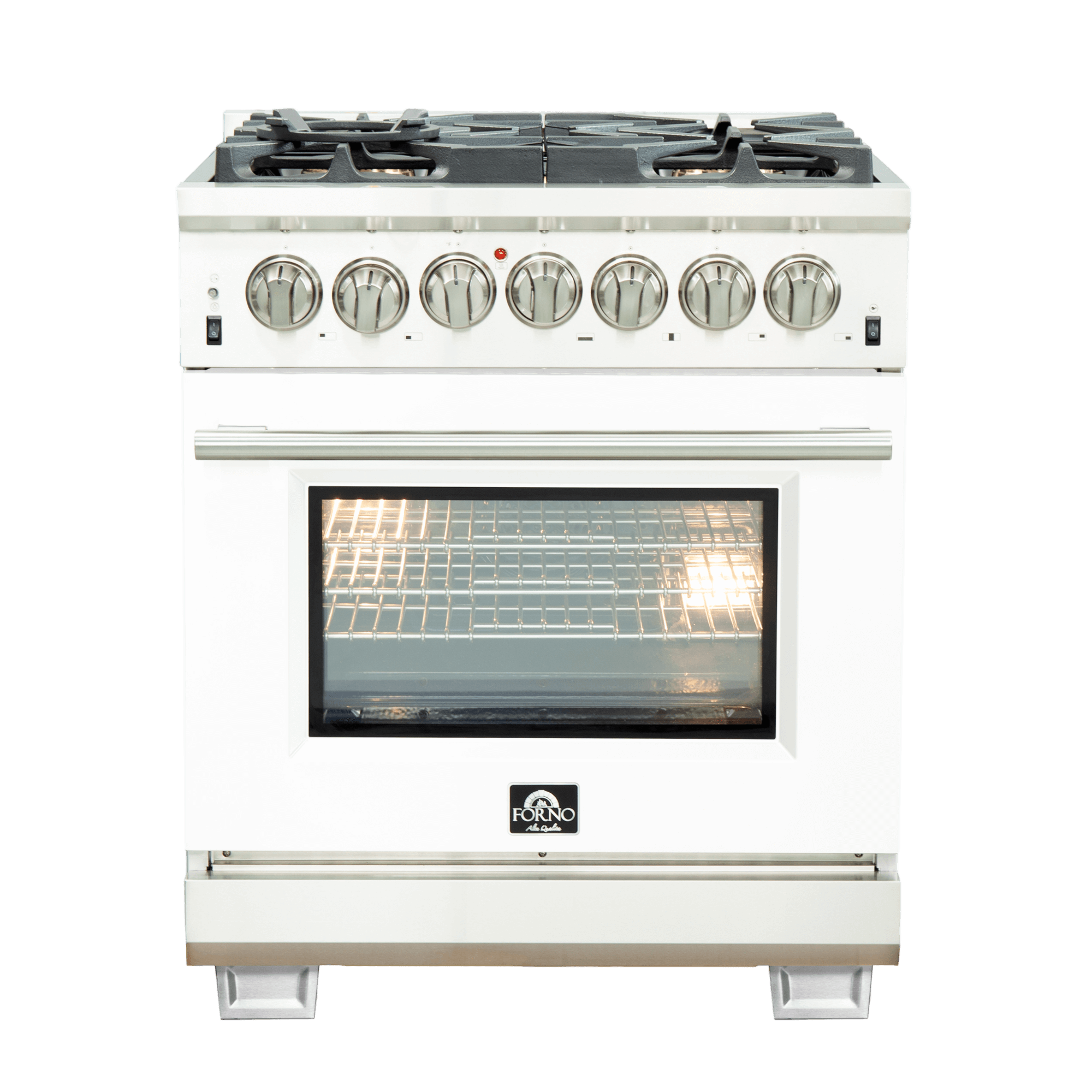 FORNO Capriasca 30″ Freestanding Dual Fuel Range