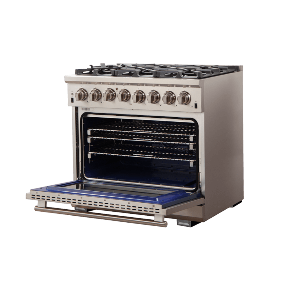 FORNO Capriasca 36″ Freestanding Dual Fuel Range