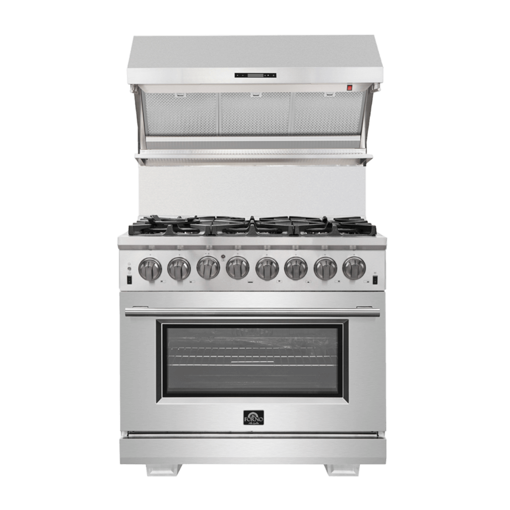 FORNO Capriasca 36″ Freestanding Dual Fuel Range