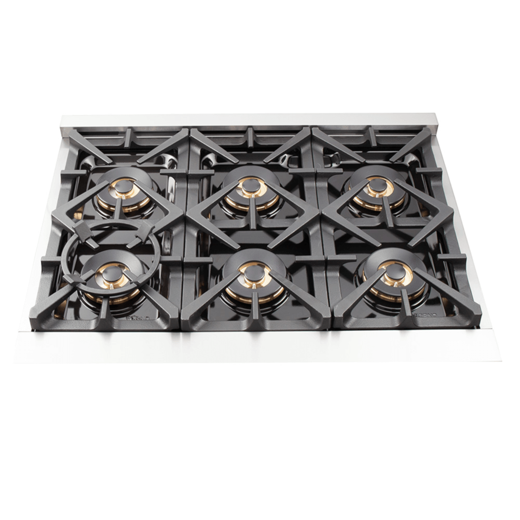 FORNO Capriasca 36″ Freestanding Dual Fuel Range