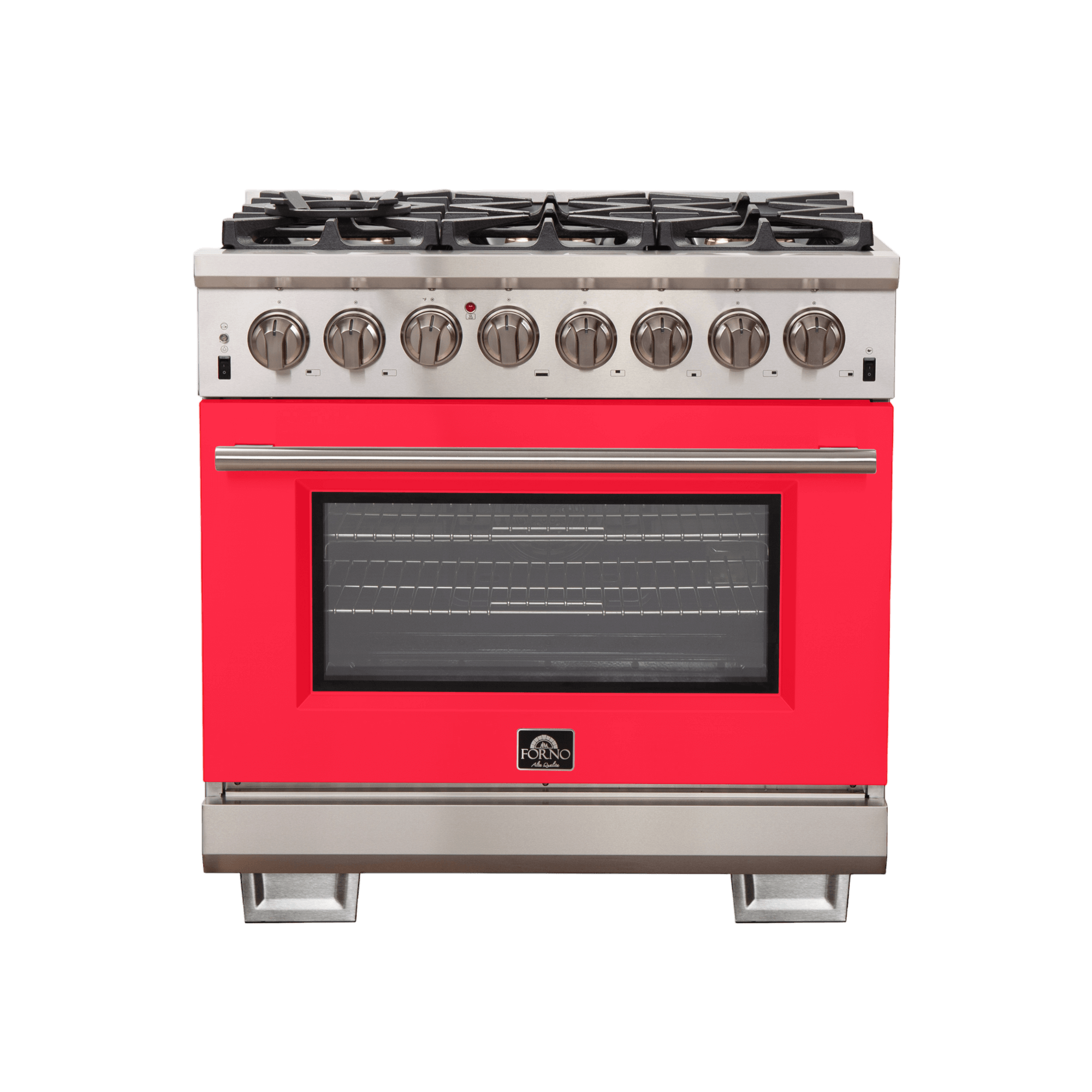 FORNO Capriasca 36″ Freestanding Dual Fuel Range