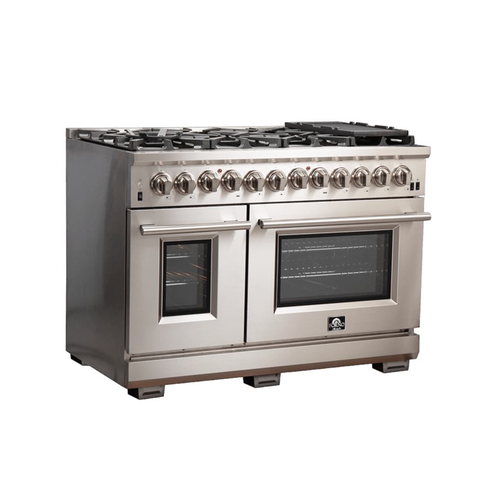 FORNO Capriasca 48″ Freestanding Dual Fuel Range