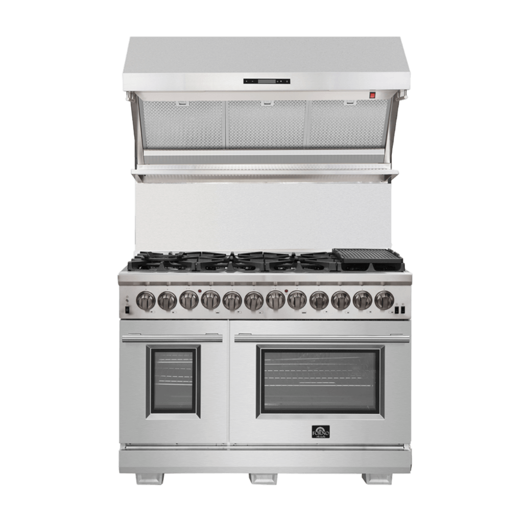 FORNO Capriasca 48″ Freestanding Dual Fuel Range