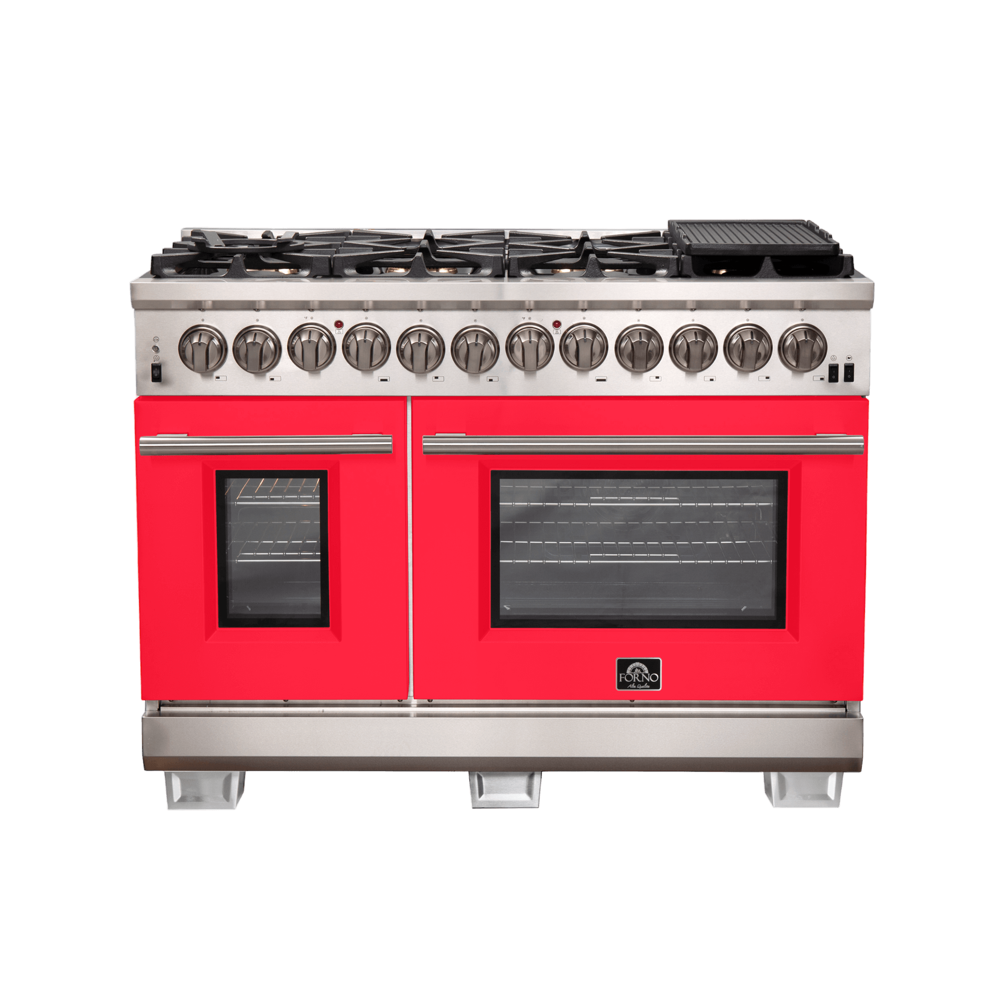FORNO Capriasca 48″ Freestanding Dual Fuel Range