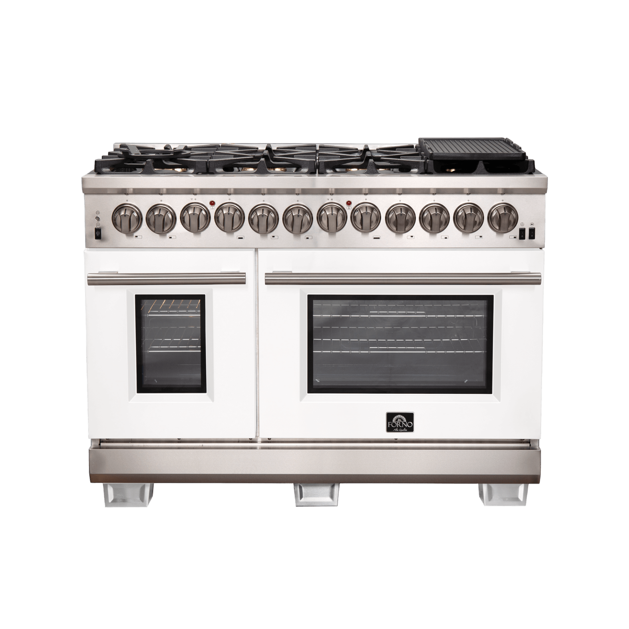 FORNO Capriasca 48″ Freestanding Dual Fuel Range