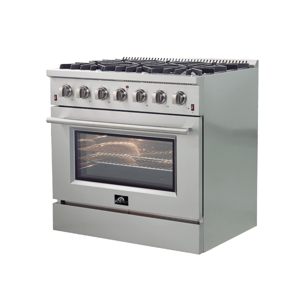 FORNO Galiano – 36″ Freestanding Gas Range