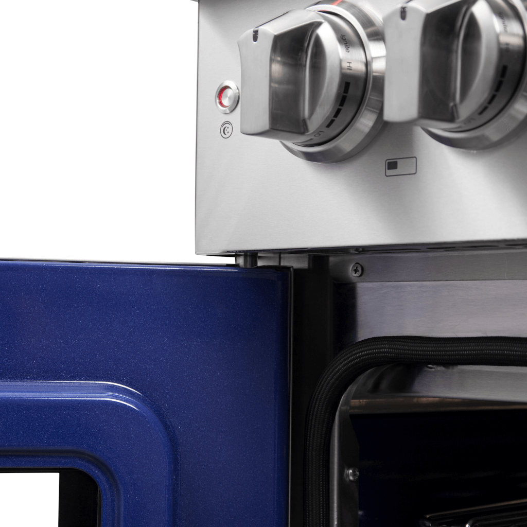FORNO Capriasca 36″ Freestanding French Door Dual Fuel Range