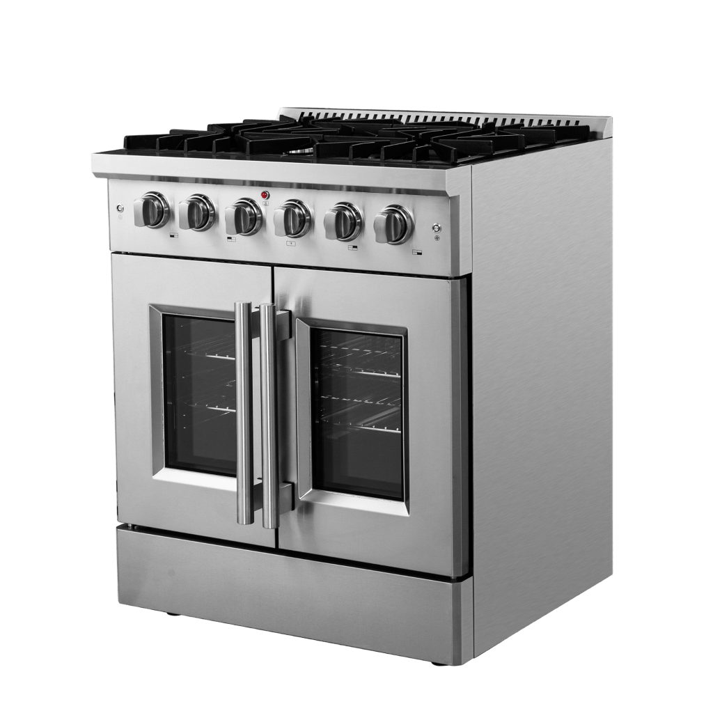 FORNO Galiano 30″ Freestanding French Door Gas Range