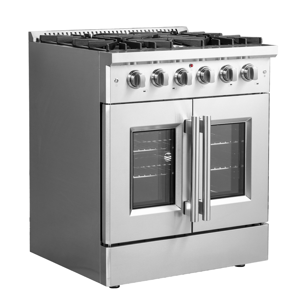 FORNO Galiano 30″ Freestanding French Door Gas Range