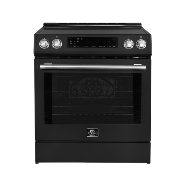 FORNO – Espresso Donatello 30-Inch Slide-In Induction Range Black